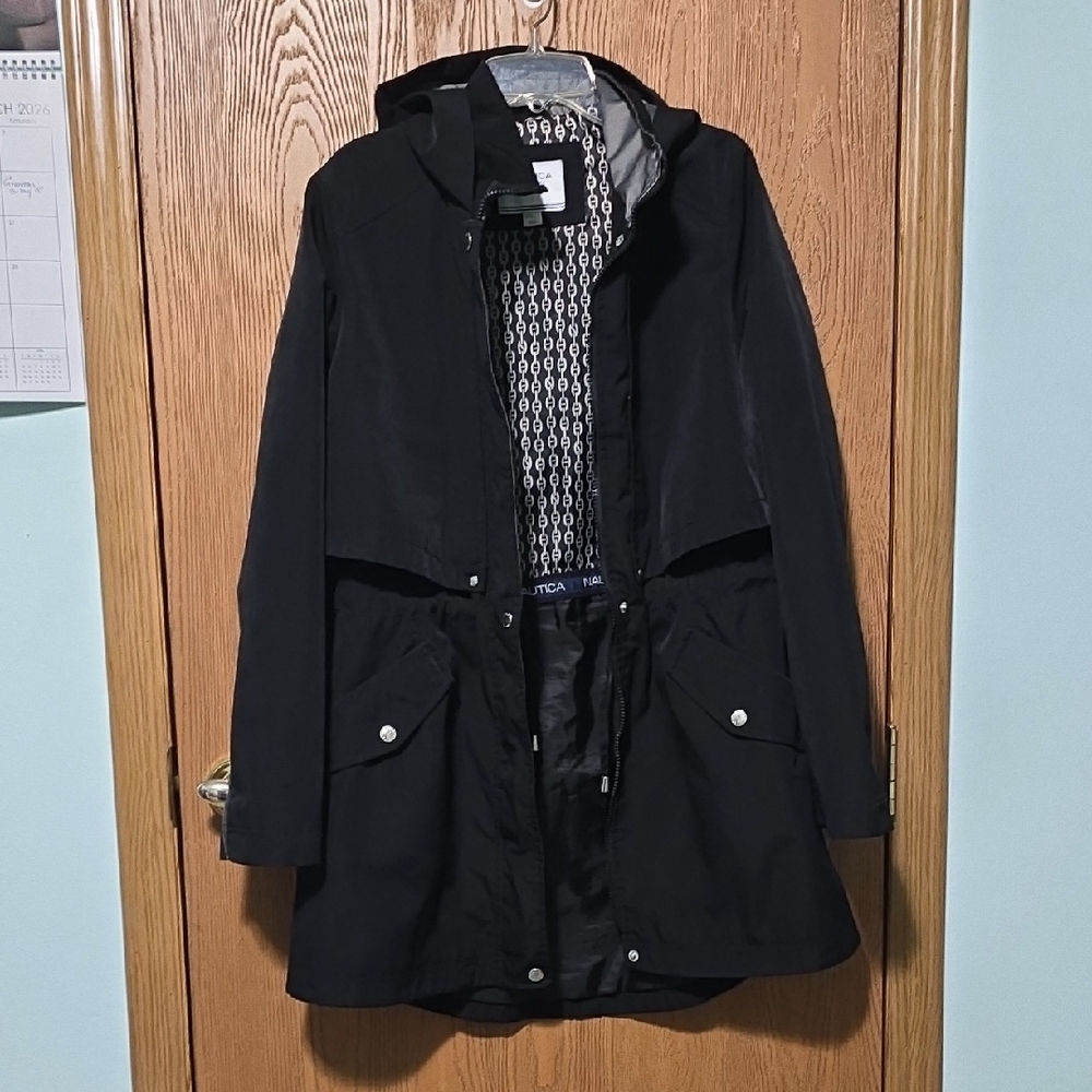 Nautica Women's Black Utility Jacket